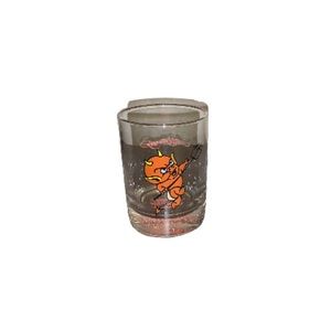 Ed Hardy Vintage Rocks Glass with Baby Devil Graphic
